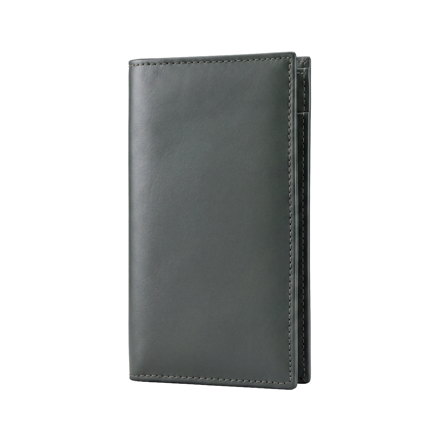 Premium Slate Grey Executive Long Wallet