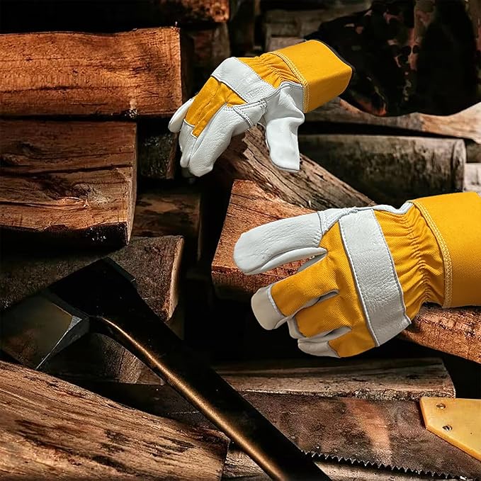 Leather Safety Gloves