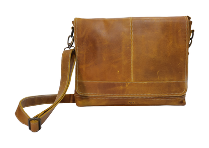 Artisan Brindle Coffee Satchel – Premium Deep Brown & Natural Streaked Leather Handbag