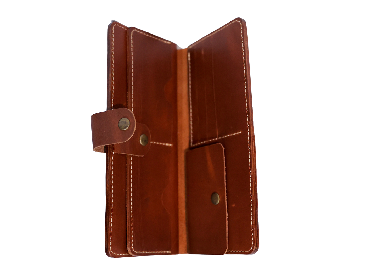 Artisan Serengeti Satchel – Premium Camel & Tri-Color Speckled Leather Wallet