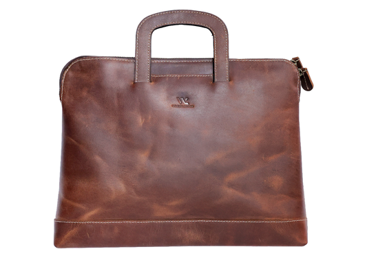 Artisan Espresso Speckle Satchel – Premium Chocolate & Cream Cowhide Handbag