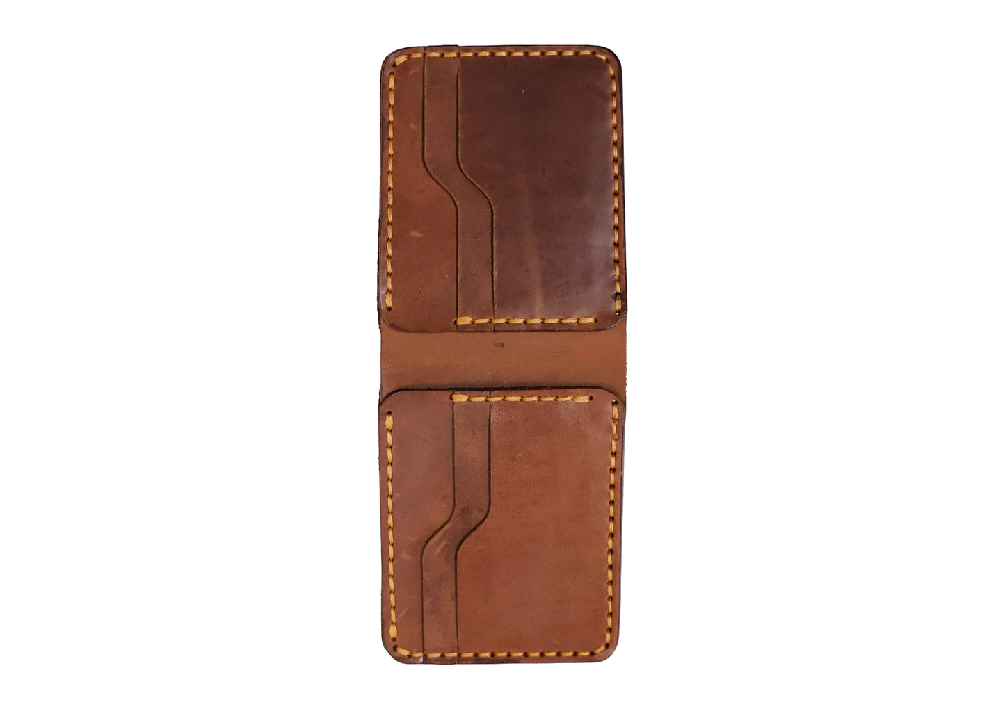 Welkin Leather Classic Fold Wallet â€“ Genuine Cow Leather Bi-Fold Wallet with Dual Cash Compartments & Card Slots