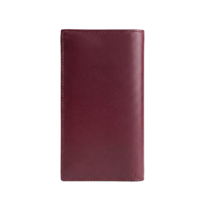 Burgundy Executive Long Wallet