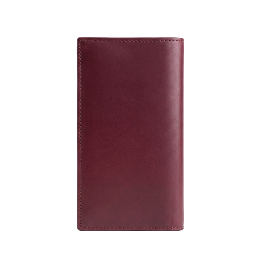 Burgundy Executive Long Wallet