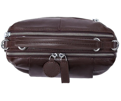 Fashion Geniune Cowhide Leather Boston Shoulder Bag  Premium Quality Versatile Retro Commuter Crossbody Handbag Daily Using Bag