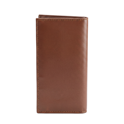 Premium Tan Executive Long Wallet