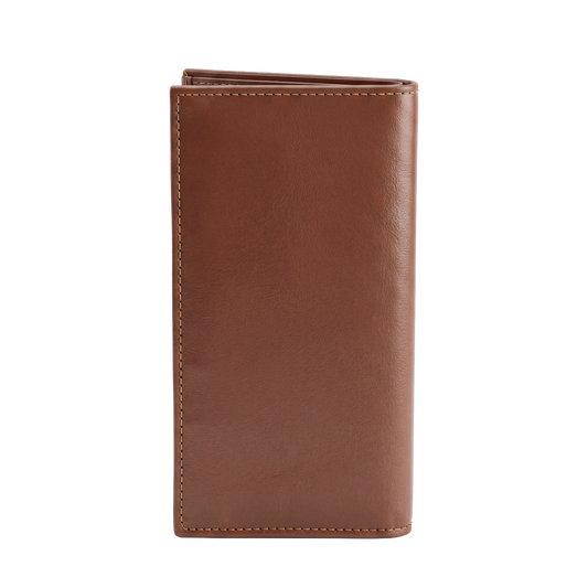 Premium Tan Executive Long Wallet
