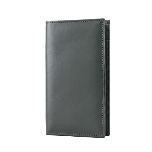 Premium Slate Grey Executive Long Wallet